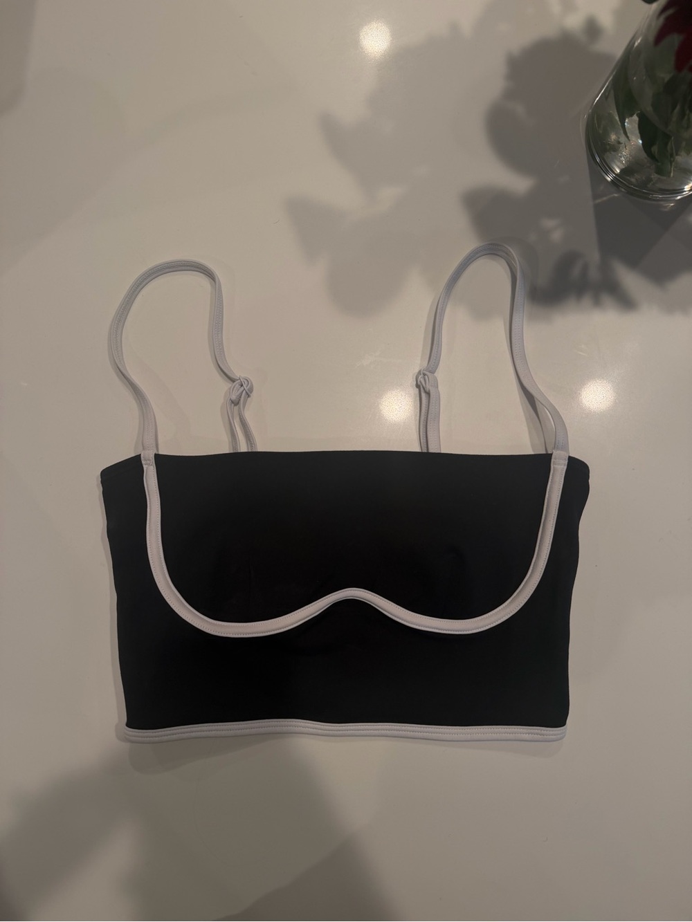 Black Alo crop top/bra